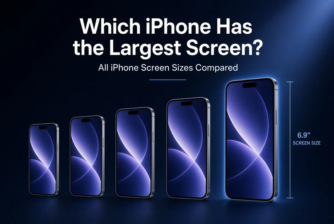 Which iPhone Has the Largest Screen? All iPhone Screen Sizes